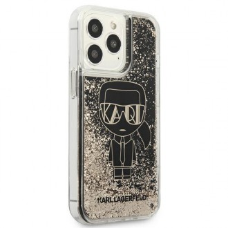 Karl Lagerfeld KLHCP13XLGGKBK iPhone 13 Pro Max 6,7" czarny/black hardcase Liquid Glitter Gatsby