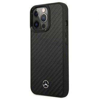Mercedes MEHCP13LRCABK iPhone 13 Pro / 13 6,1" czarny/black carbon hardcase Dynamic Line