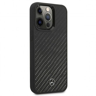 Mercedes MEHCP13LRCABK iPhone 13 Pro / 13 6,1" czarny/black carbon hardcase Dynamic Line