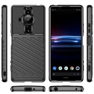Thunder Case flexible armored cover for Sony Xperia Pro-I black