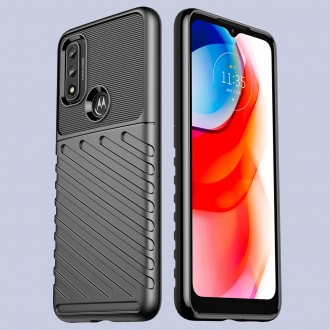 Thunder Case flexible armored cover for Motorola Moto G Play 2022 black