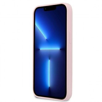 Guess GUHCP13MSLTGU iPhone 13 6,1&quot; fialový/fialový pevný obal silikonový trojúhelník