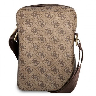 Guess Bag GUTB10G4GFBR 10&quot; hnědá / hnědá 4G Big Metal Logo