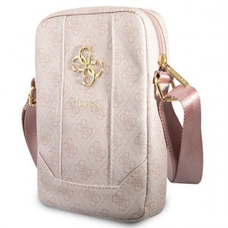 Taška Guess GUTB8G4GFPI 8&quot; růžová/růžová 4G Big Metal Logo