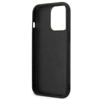 Karl Lagerfeld KLHCP13L3DRKCK iPhone 13 Pro / 13 6,1&quot; černo/černý pevný obal Karl&amp;Choupette Ikonik 3D