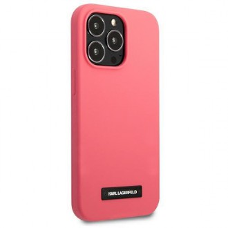 Karl Lagerfeld KLHCP13LSLMP1PI iPhone 13 Pro / 13 6,1" hardcase fuksja/fuchsia Silicone Plaque