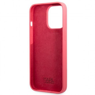 Karl Lagerfeld KLHCP13LSLMP1PI iPhone 13 Pro / 13 6,1" hardcase fuksja/fuchsia Silicone Plaque