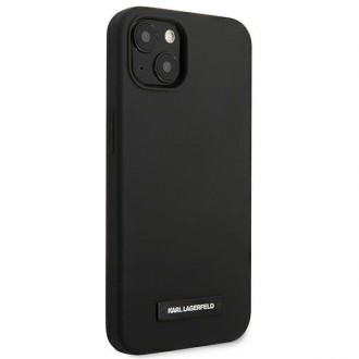 Karl Lagerfeld KLHCP13SSLMP1K iPhone 13 mini 5,4" hardcase czarny/black Silicone Plaque