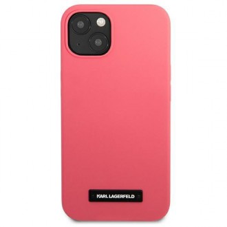 Karl Lagerfeld KLHCP13SSLMP1PI iPhone 13 mini 5,4" hardcase fuksja/fuchsia Silicone Plaque