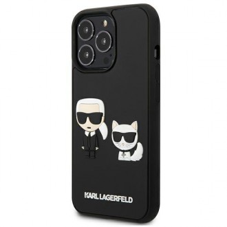 Karl Lagerfeld KLHCP13X3DRKCK iPhone 13 Pro Max 6,7" czarny/black hardcase Karl&Choupette Ikonik 3D