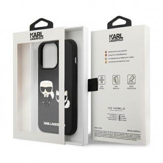Karl Lagerfeld KLHCP13X3DRKCK iPhone 13 Pro Max 6,7" czarny/black hardcase Karl&Choupette Ikonik 3D