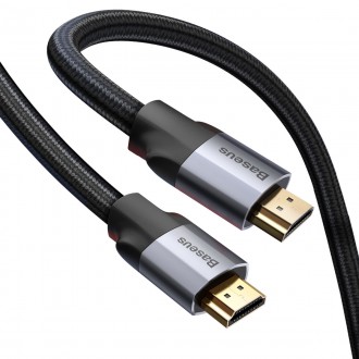 Baseus Enjoyment adapter cable HDMI cable 4K60Hz 1.5m dark gray