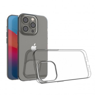 Ultra Clear 0.5mm iPhone 14 Pro cover gel transparent