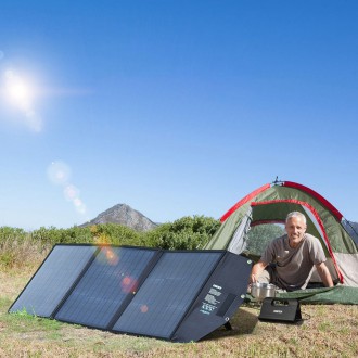 Choetech foldable solar charger 120W 1 x USB Type C / 1 x USB Type A (SC008 NEW)