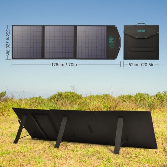 Choetech foldable solar charger 120W 1 x USB Type C / 1 x USB Type A (SC008 NEW)