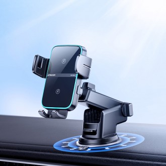 [RETURNED ITEM] JoyroomJR-ZS246 Dual-Coil Wireless Car Charger Holder (Dashboard)-Black