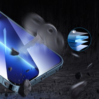 Joyroom tempered Glass with Mounting Kit for iPhone 13 Pro Max 6.7" Clear (JR-PF973)