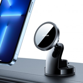 Držák do auta Joyroom s 15W bezdrátovou nabíječkou Qi (kompatibilní s MagSafe) černý (JR-ZS240)