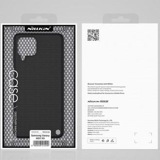 Nillkin Textured Case Durable reinforced case with a gel frame and nylon on the back Samsung Galaxy M53 5G black