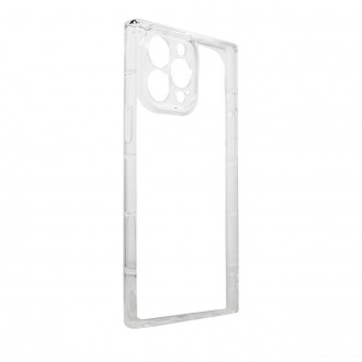 Square Clear Case for iPhone 12 Pro Max transparent gel cover