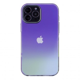 Aurora Case Case for iPhone 12 Pro Max Neon Gel Cover Purple