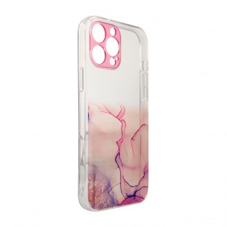 Marble Case for iPhone 13 Pro Max Gel Cover Marble Pink