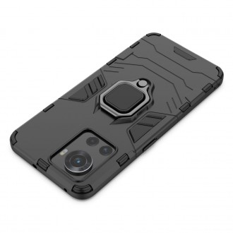 Ring Armor armored hybrid case cover + magnetic holder for OnePlus Ace black