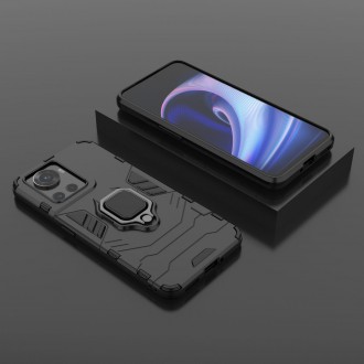 Ring Armor armored hybrid case cover + magnetic holder for OnePlus Ace black