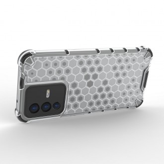 Honeycomb case armored cover with a gel frame Vivo V23 5G black