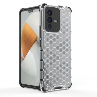 Honeycomb case armored cover with a gel frame Vivo V23 5G black
