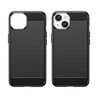 Carbon Case iPhone 14 case flexible gel back cover black