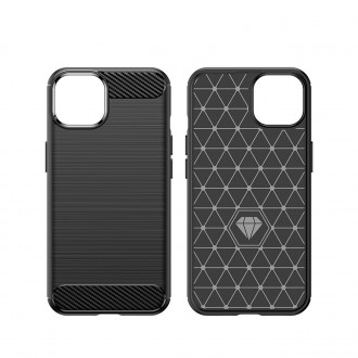 Carbon Case iPhone 14 case flexible gel back cover black