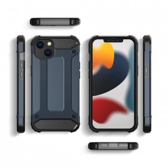 Kryt Hybrid Armor pro iPhone 14 obrněný hybridní kryt modrý