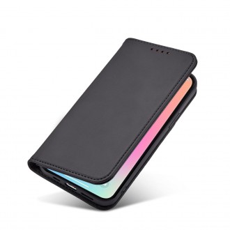 Pouzdro Magnet Card Case pro iPhone 14 Pro Max flip cover stojánek na peněženku černé