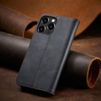 Pouzdro Magnet Fancy Case pro iPhone 14 Pro Max flip cover stojánek na peněženku černý