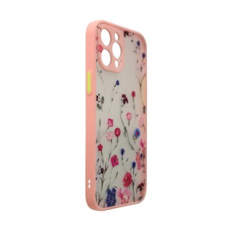 Design Case for iPhone 12 Pro flower pink