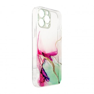 Marble Case for iPhone 12 Pro Gel Cover Mint Marble