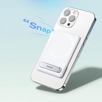 Baseus skládací stojan s magnetickým držákem bílý (LUXZ010002)