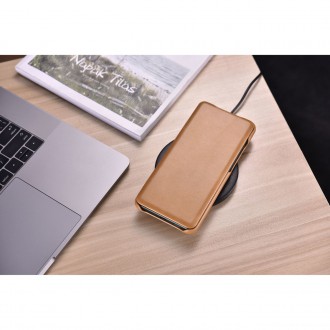 iCarer Curved Edge Vintage Folio Genuine Leather Flip Cover Case for Samsung Galaxy S20+ khaki (RS992007-GG)