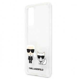 Karl Lagerfeld KLHCA53CKTR A53 5G A536 pevný kufr Transparent Karl &amp; Choupette