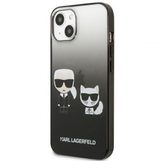 Karl Lagerfeld KLHCP13MTGKCK iPhone 13 6,1" hardcase czarny/black Gradient Ikonik Karl & Choupette