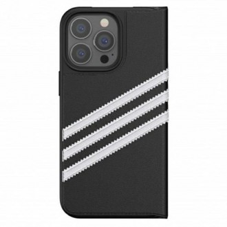 Adidas OR Booklet Case PU iPhone 13 Pro / 13 6,1" czarno biały/black white 47112