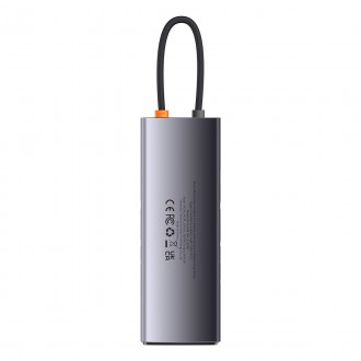 Dokovací stanice 8-v-1 USB typu C HUB Baseus Metal Gleam Series – 2 x HDMI / 3 x USB 3.2 Gen. 1 / 1 x napájení / 1 x čtečka karet SD / 1 x čtečka kare