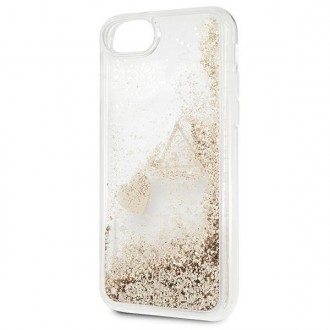 Guess GUOHCI8GLHFLGO iPhone 7/8/SE 2020 /SE 2022 zlatý/zlatý pevný obal Glitter Charms