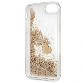 Guess GUOHCI8GLHFLGO iPhone 7/8/SE 2020 /SE 2022 zlatý/zlatý pevný obal Glitter Charms