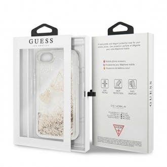 Guess GUOHCI8GLHFLGO iPhone 7/8/SE 2020 /SE 2022 zlatý/zlatý pevný obal Glitter Charms