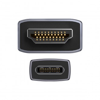 Baseus High Definition Series adapter cable USB Type C - HDMI 2.0 4K 60Hz 2m black (WKGQ010101)