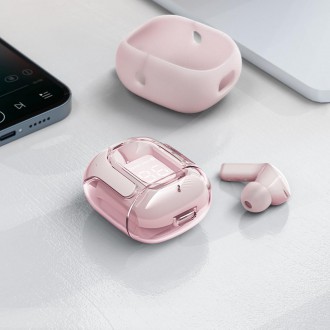 Bezdrátová sluchátka TWS Bluetooth do uší Acefast zelená (zelená T6 pro mládež)