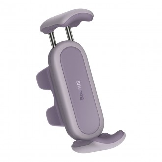 Baseus Steel Cannon 2 držák smartphonu pro ventilační mřížku fialový (SUGP000005)