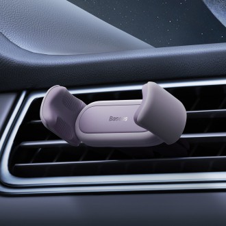 Baseus Steel Cannon 2 držák smartphonu pro ventilační mřížku fialový (SUGP000005)